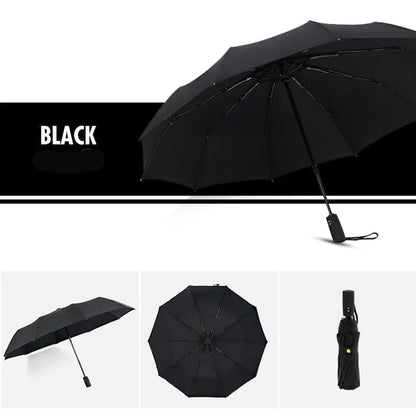 Smart Travel Folding Umbrella with Quick-Open Feature