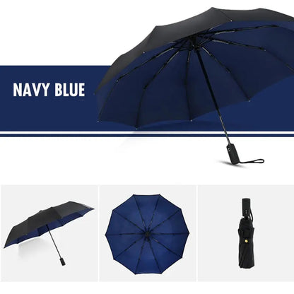 Smart Travel Folding Umbrella with Quick-Open Feature