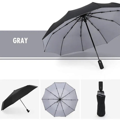 Smart Travel Folding Umbrella with Quick-Open Feature