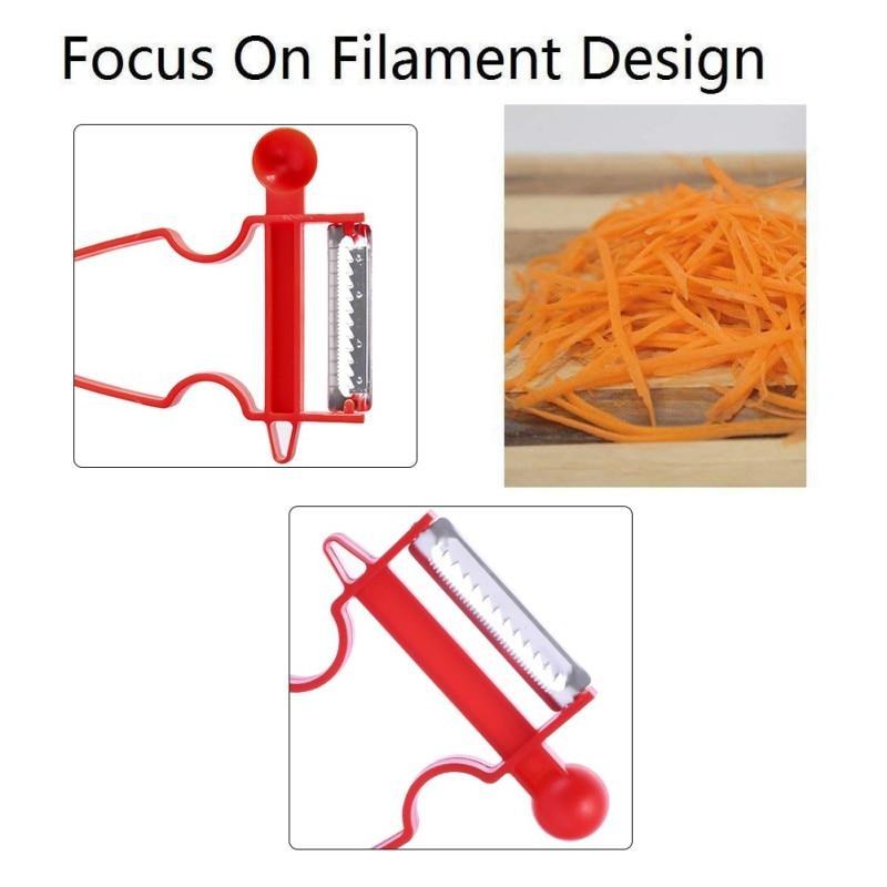 Multi-Function Peeler Trio with Ergonomic Handles