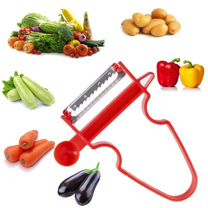 Multi-Function Peeler Trio with Ergonomic Handles