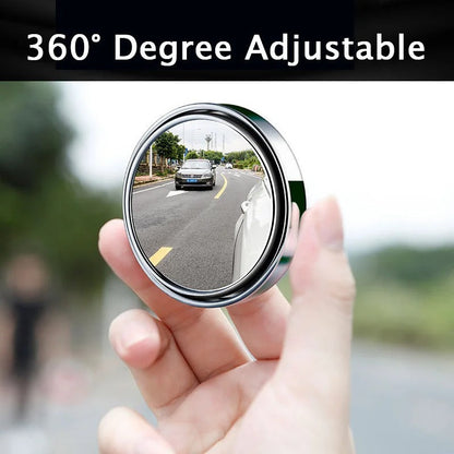 Enhanced Blind Spot Mirror with Secure Suction Mount & 360° Rotation for Vehicles