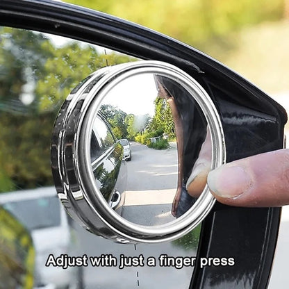 Enhanced Blind Spot Mirror with Secure Suction Mount & 360° Rotation for Vehicles