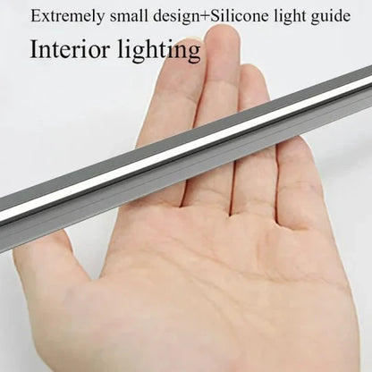 Compact 45-Degree LED Light Strips for Under-Cabinet Lighting