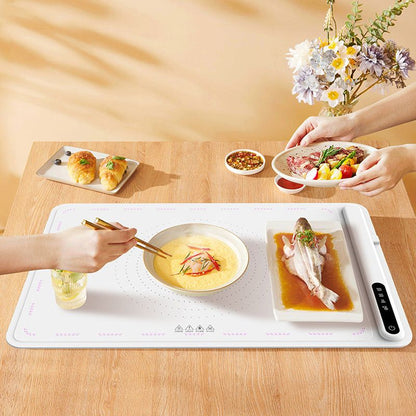 Versatile Silicone Heating Tray with 17 Adjustable Temperatures