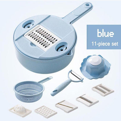 All-in-One Vegetable Prep Tool with 4 Versatile Blades