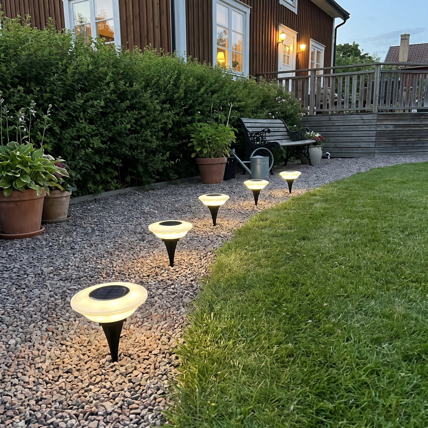 Garden Ground Lights Powered by Solar Energy