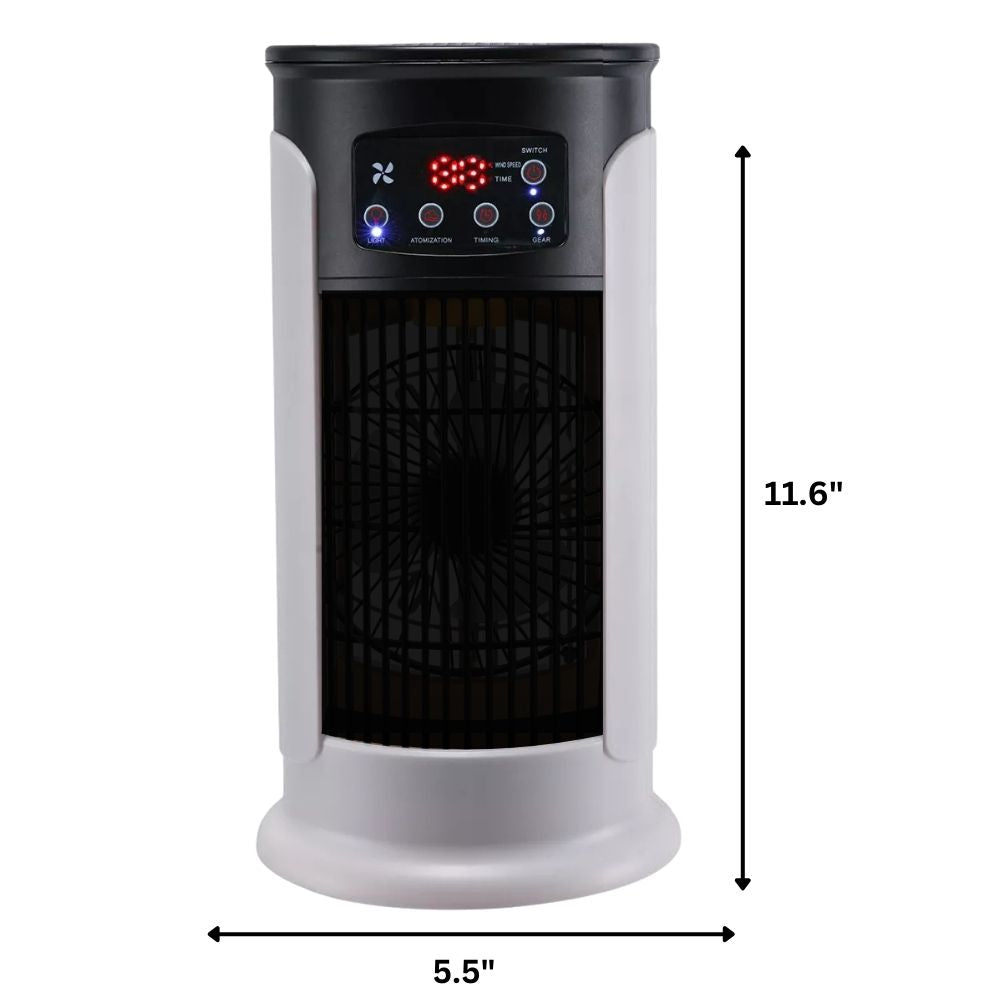Compact Air Cooler with 6 Speed Options and Oscillation, 300ml Capacity