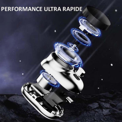 Ultimate Grooming Shaver with 6 Precision Blades & USB Recharge