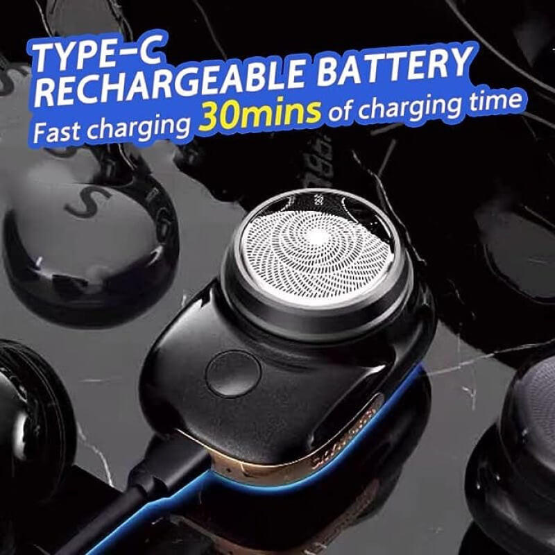Ultimate Grooming Shaver with 6 Precision Blades & USB Recharge