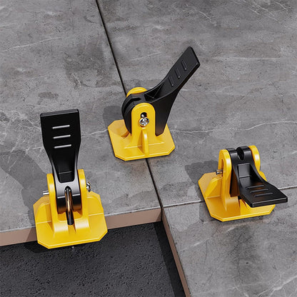 Precision Tile Alignment Clips with Reusable Caps and Easy Removal Tool