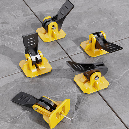 Precision Tile Alignment Clips with Reusable Caps and Easy Removal Tool