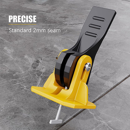 Precision Tile Alignment Clips with Reusable Caps and Easy Removal Tool