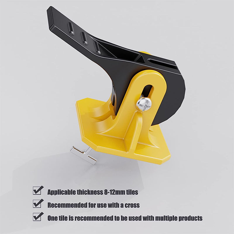 Precision Tile Alignment Clips with Reusable Caps and Easy Removal Tool
