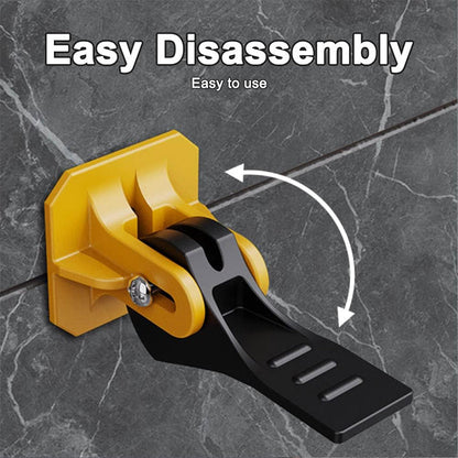 Precision Tile Alignment Clips with Reusable Caps and Easy Removal Tool