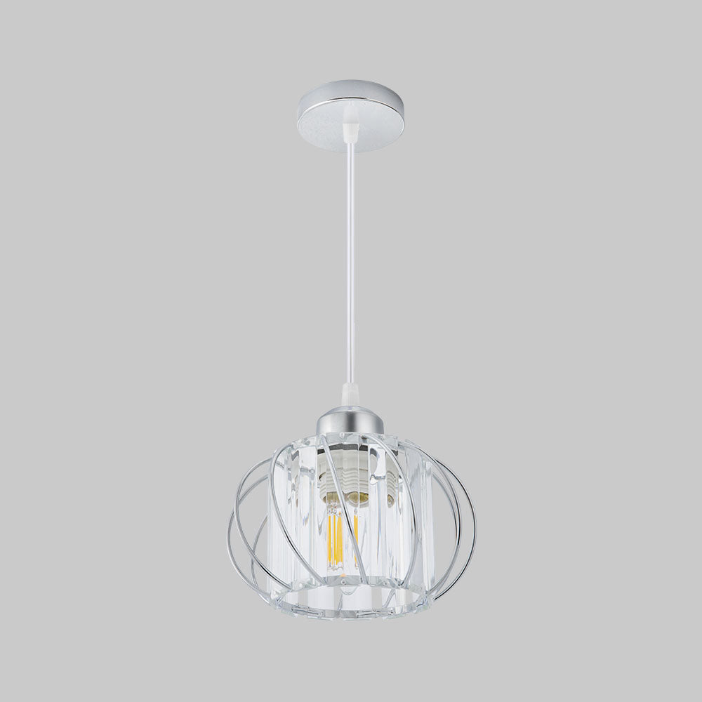 Contemporary Semi-Flush Mount Ceiling Fixture for Living Room, Bedroom, Kitchen