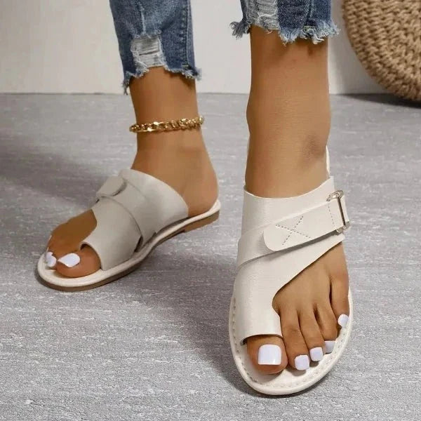 Handmade Leather Sandals for Women with Arch Support - Retro Summer Design for Bunions and Wide Feet