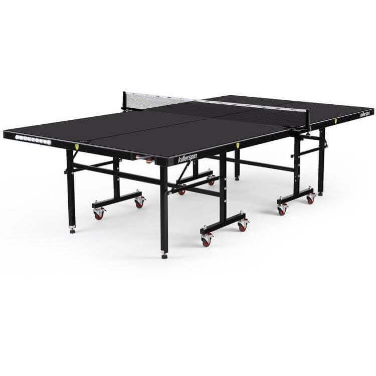 Sleek Outdoor Ping Pong Table with Storage Solutions