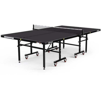 Sleek Outdoor Ping Pong Table with Storage Solutions