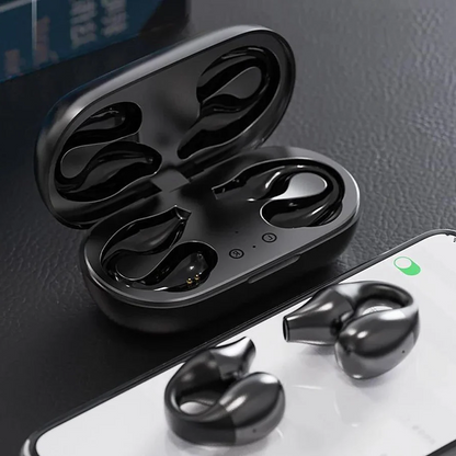 Open Ear Bluetooth 5.2 Headphones with LED Battery Indicator and Case