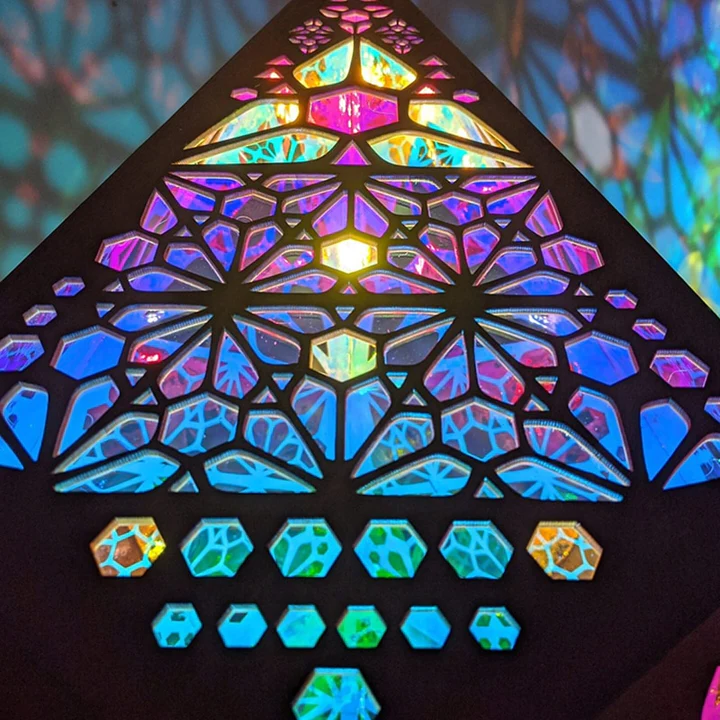 Charming Colorful USB Night Light Projector