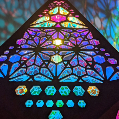Charming Colorful USB Night Light Projector