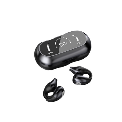 Open Ear Bluetooth 5.2 Headphones with LED Battery Indicator and Case