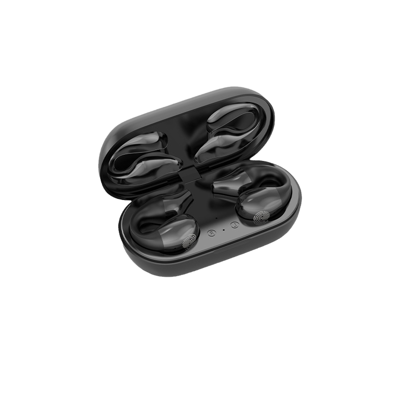 Open Ear Bluetooth 5.2 Headphones with LED Battery Indicator and Case