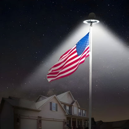 Illuminate Your Flag with Our Solar-Powered Light System