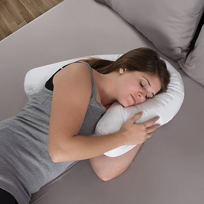 Comfort-Enhanced Side Sleeper Pillow with Ear Relief Cutout