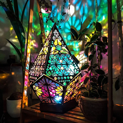 Charming Colorful USB Night Light Projector