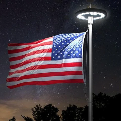 Illuminate Your Flag with Our Solar-Powered Light System