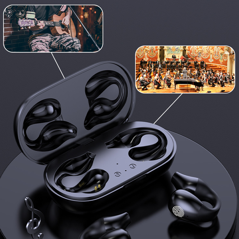 Open Ear Bluetooth 5.2 Headphones with LED Battery Indicator and Case