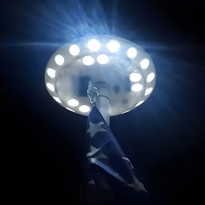 Illuminate Your Flag with Our Solar-Powered Light System