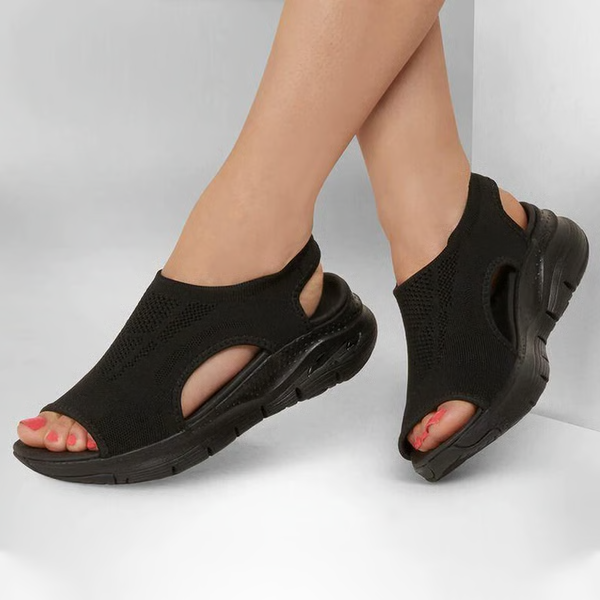 Breathable Mesh Sport Sandals with Arch Support for Plantar Fasciitis, Washable Slingback, Sizes US 4.5-11