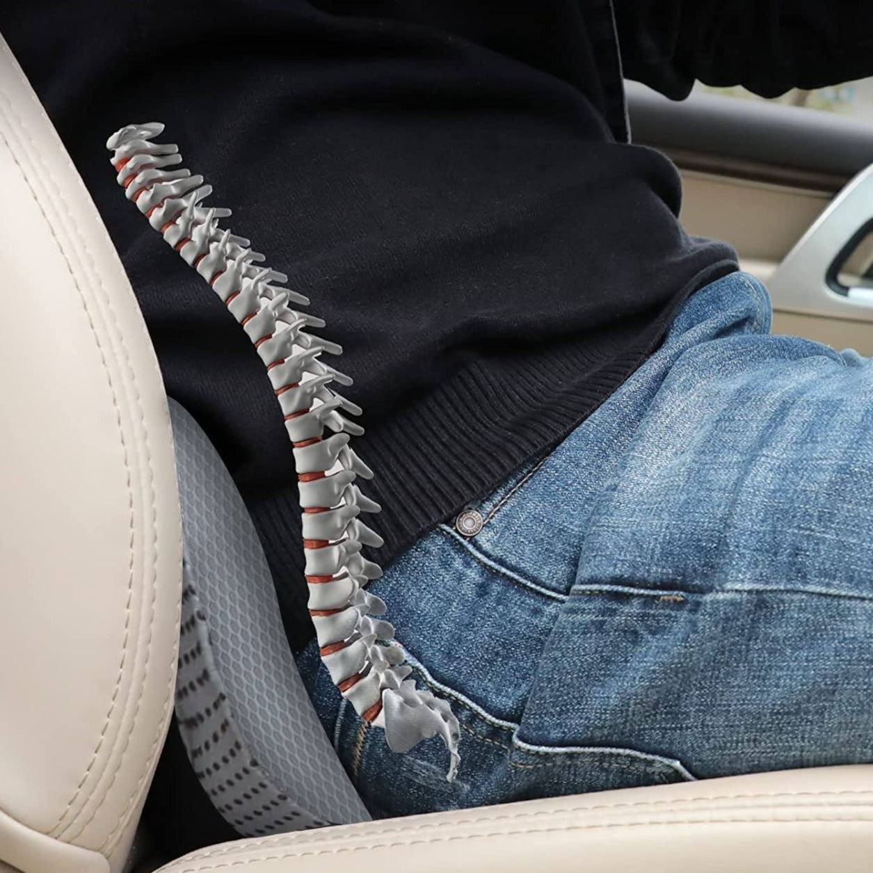 Elevated Comfort Car Seat Cushion with Memory Foam Support