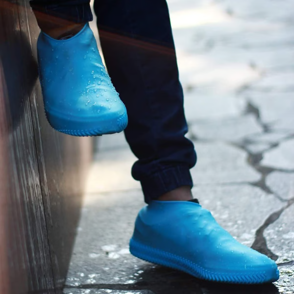 Weather-Resistant Footwear Shields with Secure Grip and Travel-Friendly Design