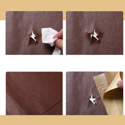Versatile Leather Repair Sheet - Customizable PU Leather Patch (19.7 x 53.9 Inches)