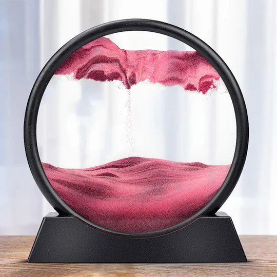 Dynamic Sand Art Sculpture for Tranquil Spaces