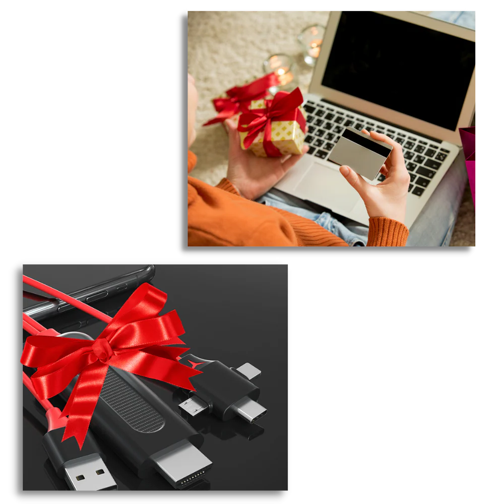 Versatile HDMI Adapter for Mobile Devices with Power Support