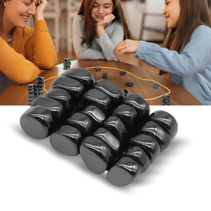Magnetic Challenge Game with Adjustable Boundary & 20 Pieces