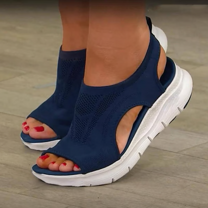 Breathable Mesh Sport Sandals with Arch Support for Plantar Fasciitis, Washable Slingback, Sizes US 4.5-11