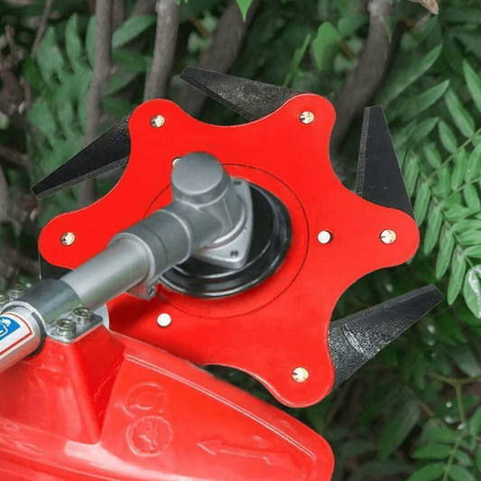 6-Inch Manganese Steel Trimmer Head for String Trimmers and Grass Cutters