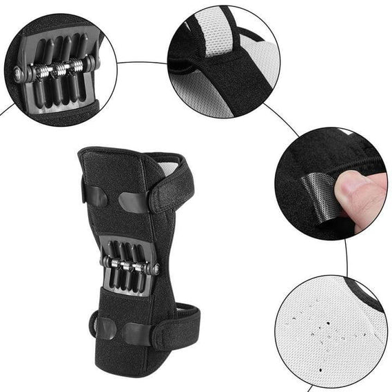 Enhanced Knee Support Pads with Adjustable Compression Straps