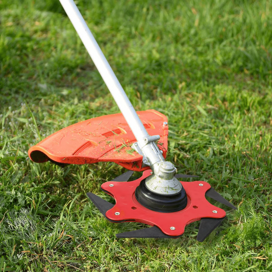 6-Inch Manganese Steel Trimmer Head for String Trimmers and Grass Cutters
