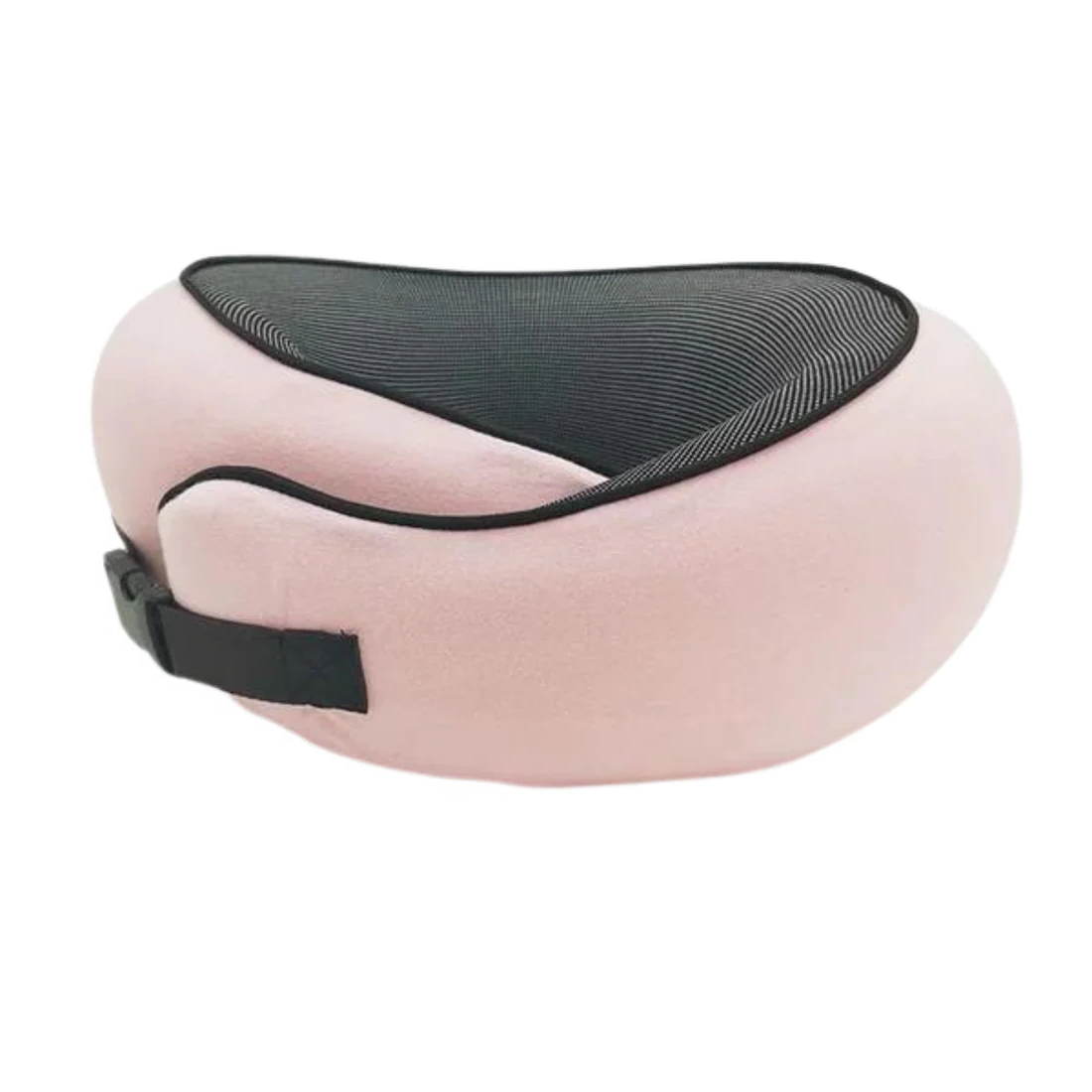 Travel Sleep Accessories and Snap Closure Contoured Neck Pillow