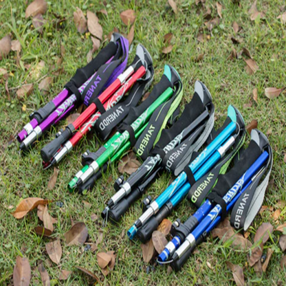 Versatile Hiking Support Poles - Compact & Adjustable
