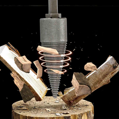 Effortless Log Splitting Drill Bit for Fast Firewood Prep