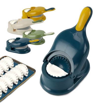 2-in-1 Dumpling Press Mold for Dough, Wavy Edge Pastry Maker Tool