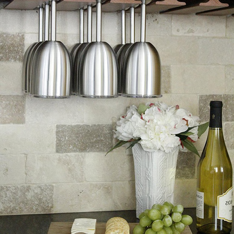Temperature-Controlled Stainless Steel Wine Tumblers
